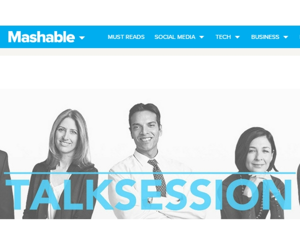 TalkSession Featured on Mashable